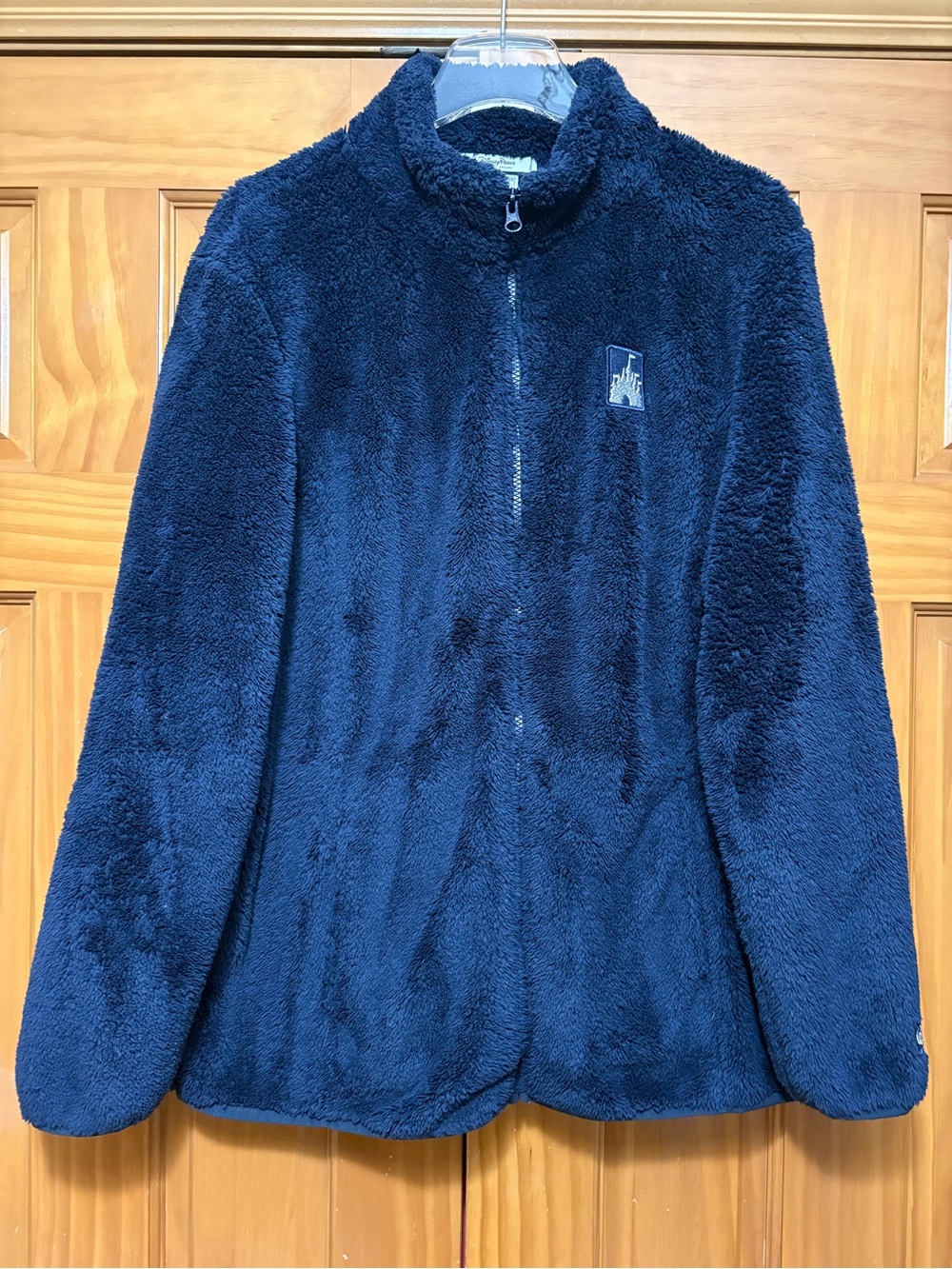 Disney Parks Plush Navy Full-Zip Kids Jacket Size XL EUC